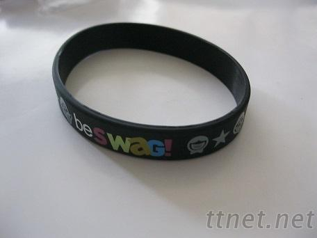 矽膠手環粉紅色